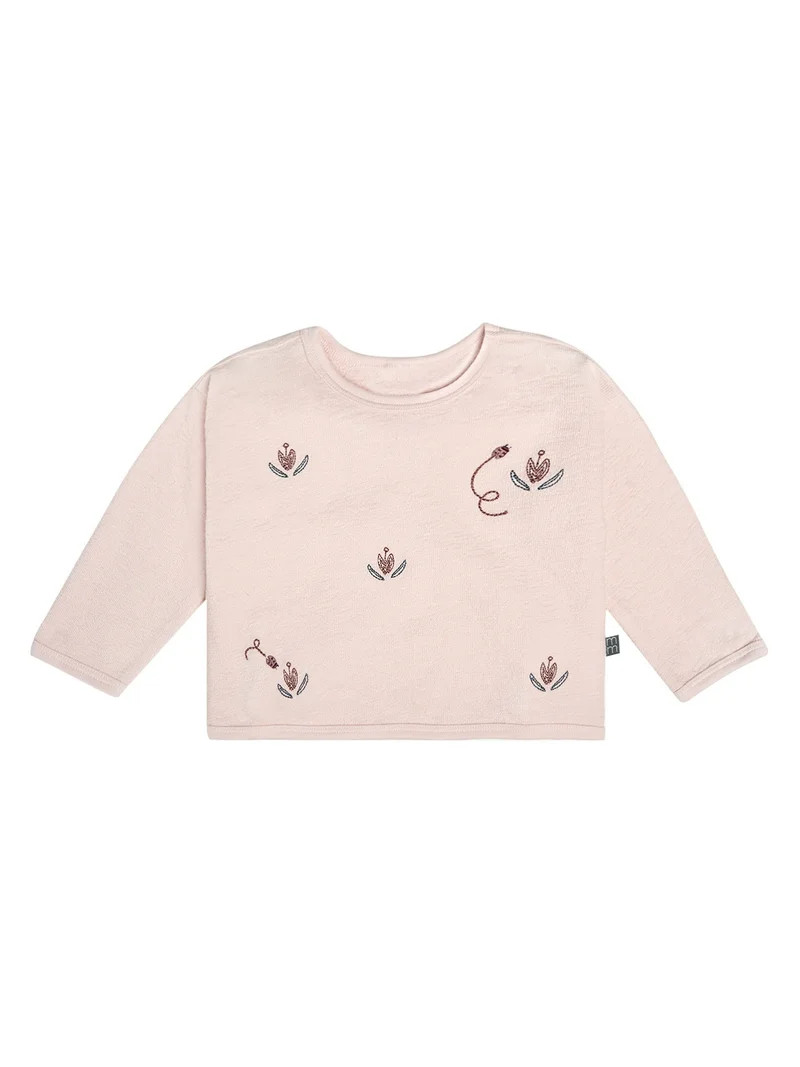 Modern Moments by Gerber Gender Neutral Drop Shoulder Top, Sizes 0/3 Months - 24 Months | Walmart (US)