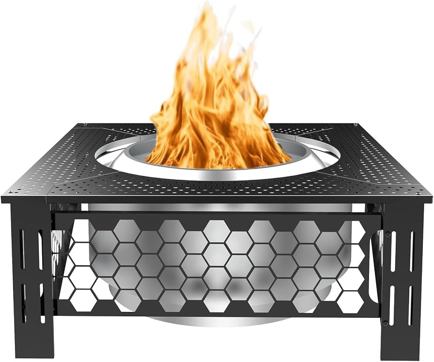 Surround Tabletop Use for Solo Stove Bonfire Ranger Mesa, Fire Pit Surround Table Square, Accesso... | Amazon (US)