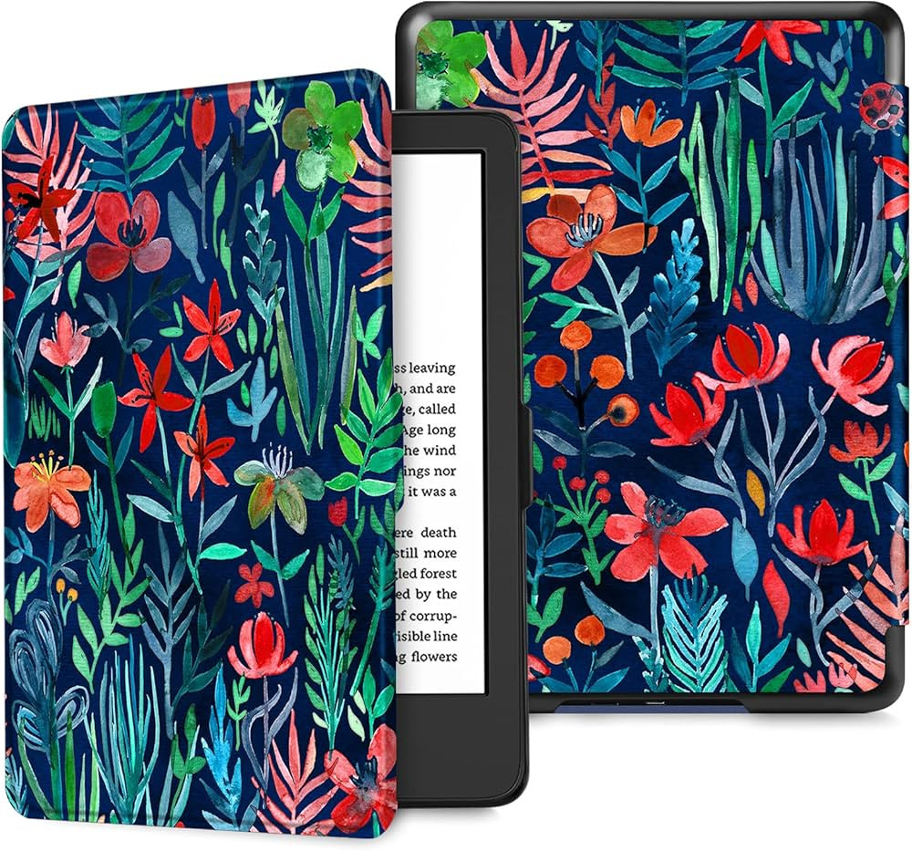 Fintie Slimshell Case for 6" All-New Kindle (11th Generation, 2022 Release)- Lightweight PU Leath... | Amazon (US)