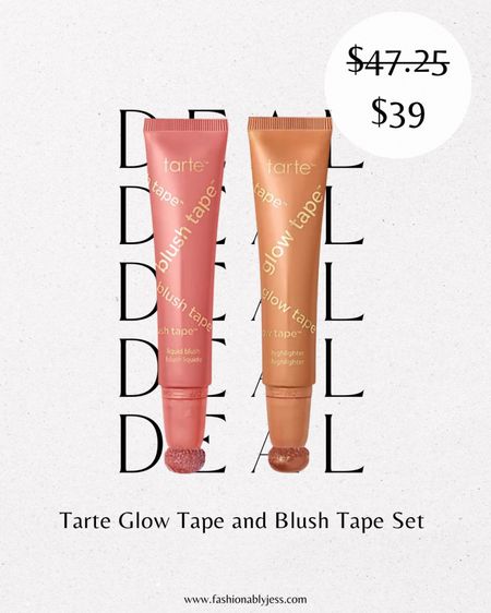 Great deal on this highlighter and blush set from Tarte! Perfect to add to your makeup collection! 

#LTKunder50 #LTKsalealert #LTKFind
