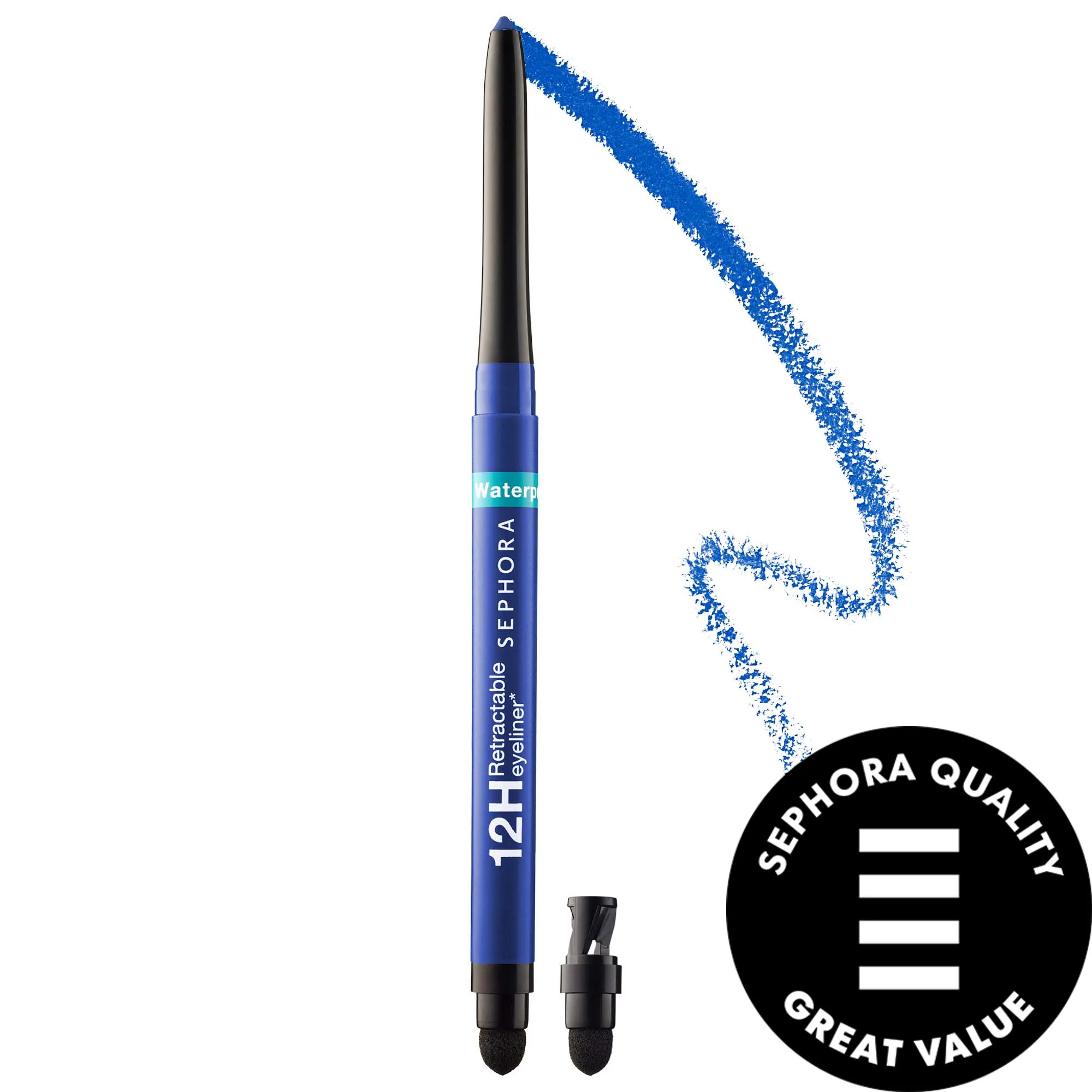 SEPHORA COLLECTION Waterproof 12HR Retractable Eyeliner Pencil 28- Matte Cobalt Blue 0.01 oz / 0.3 g | Sephora (US)