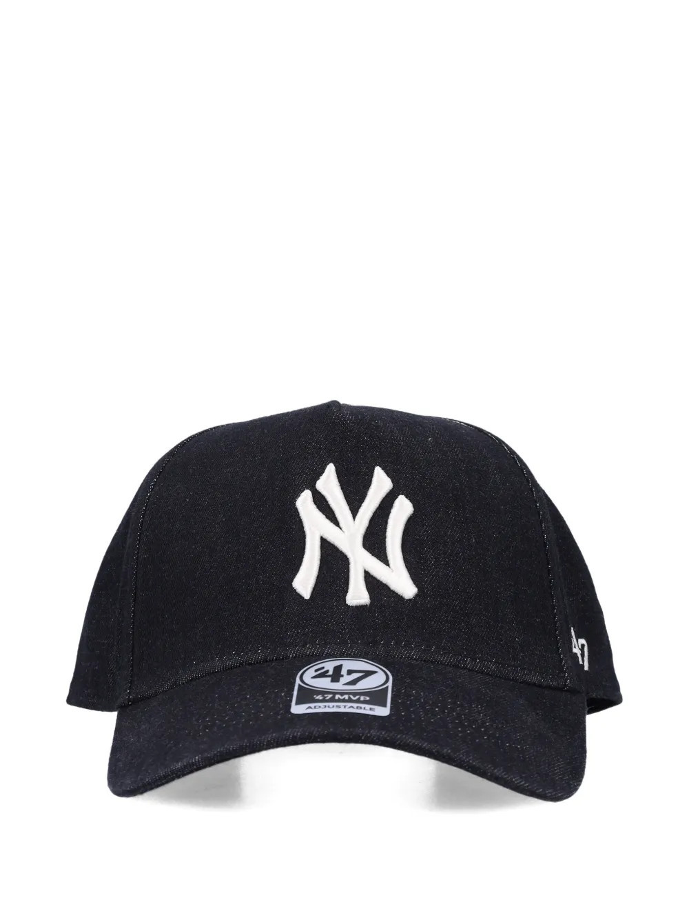 47 HAT New York Yankees denim baseball cap - Black | Farfetch Global