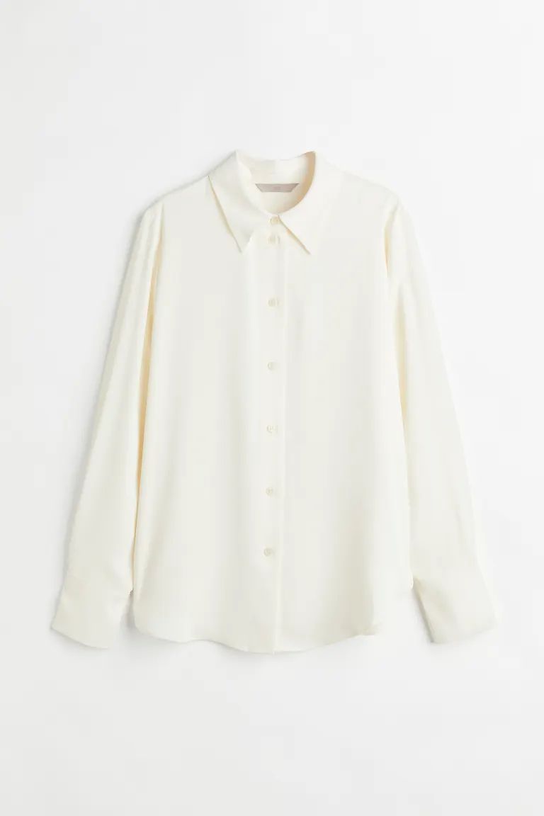 Pointed-collar Shirt | H&M (US + CA)