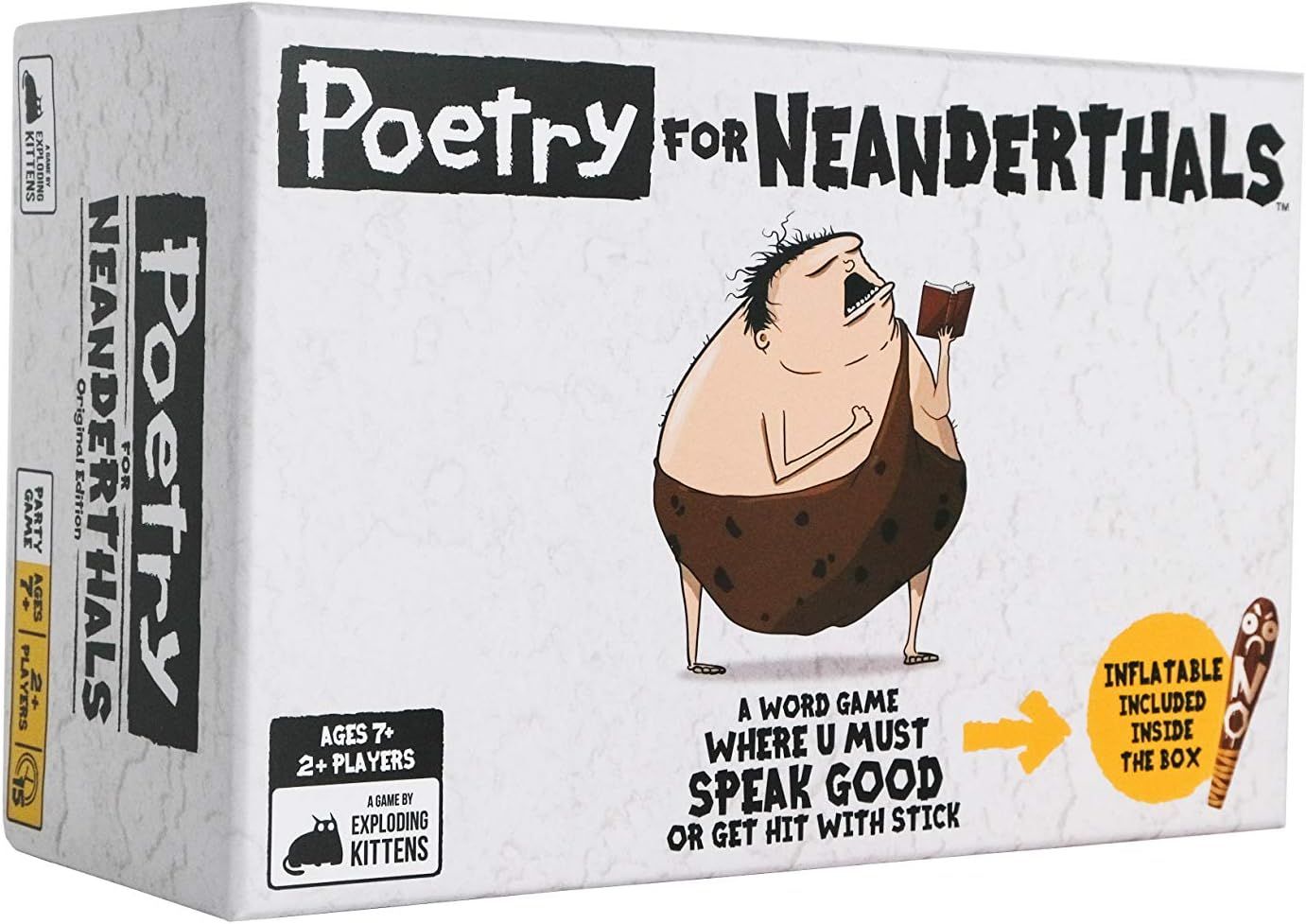 Poetry for Neanderthals by Exploding Kittens - Family Card Game - Card Game for Adults, Teens & K... | Amazon (US)