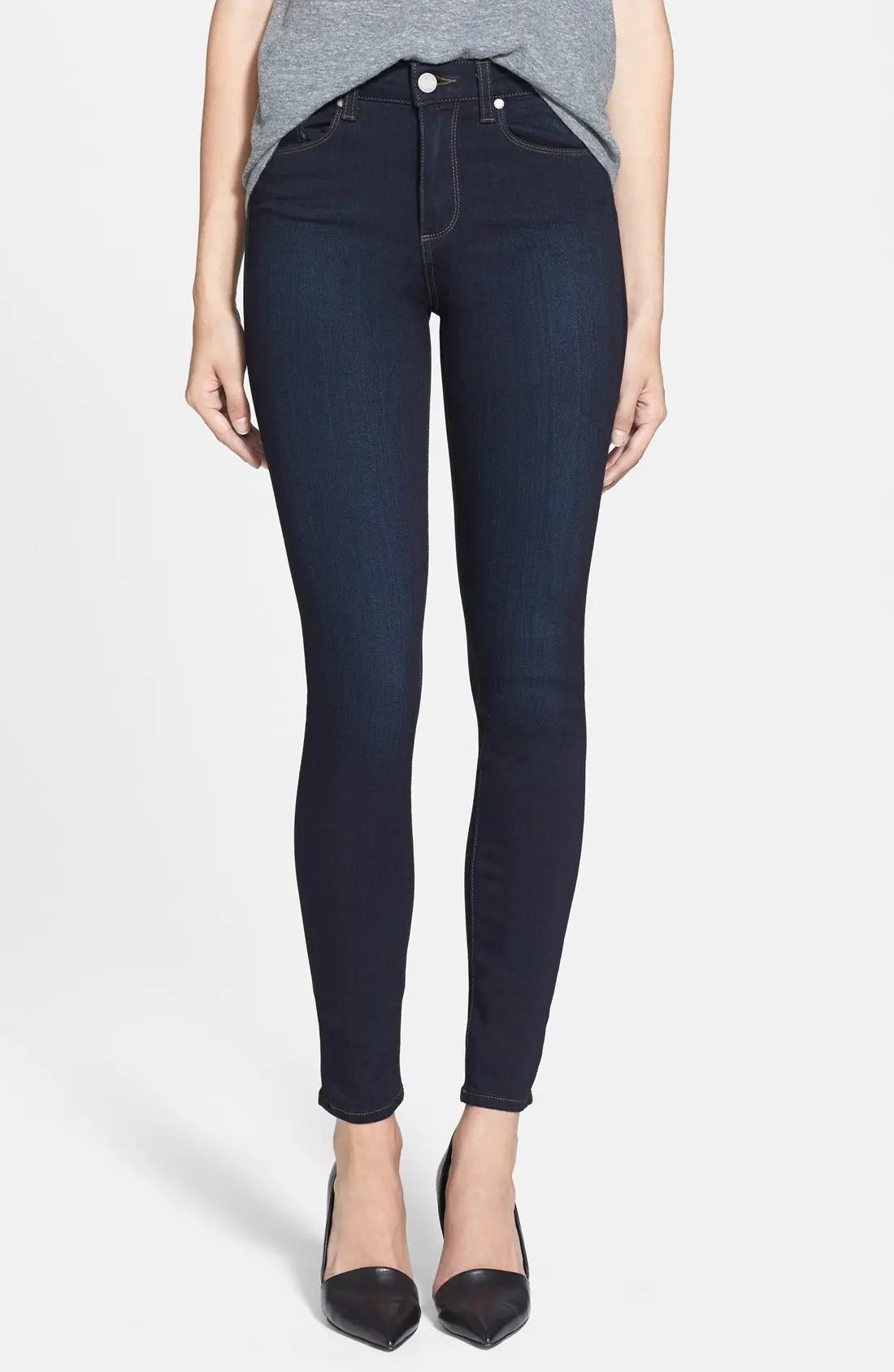 PAIGE Transcend - Hoxton High Waist Ultra Skinny Jeans (Mona) | Nordstrom