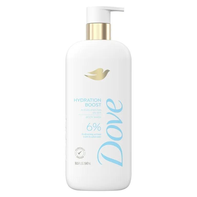 Dove Hydration Boost Body Wash 6% Hydration Serum with Hyaluronic Acid All Skin Type, 18.5 oz | Walmart (US)