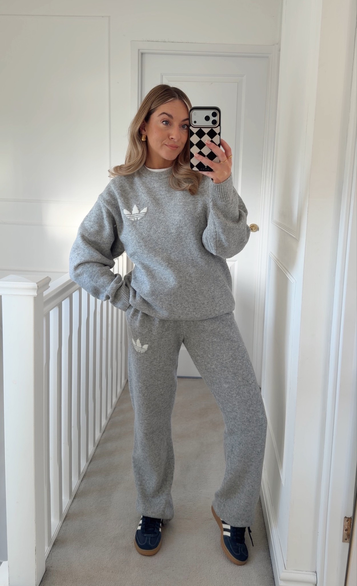 Cosy days in my @adidas knitted set 
I wear XS in both the jumper & trousers. 
#AD #createdwithadidas #giftedbyadidas 

#LTKspring #LTKwinter #LTKstyletip