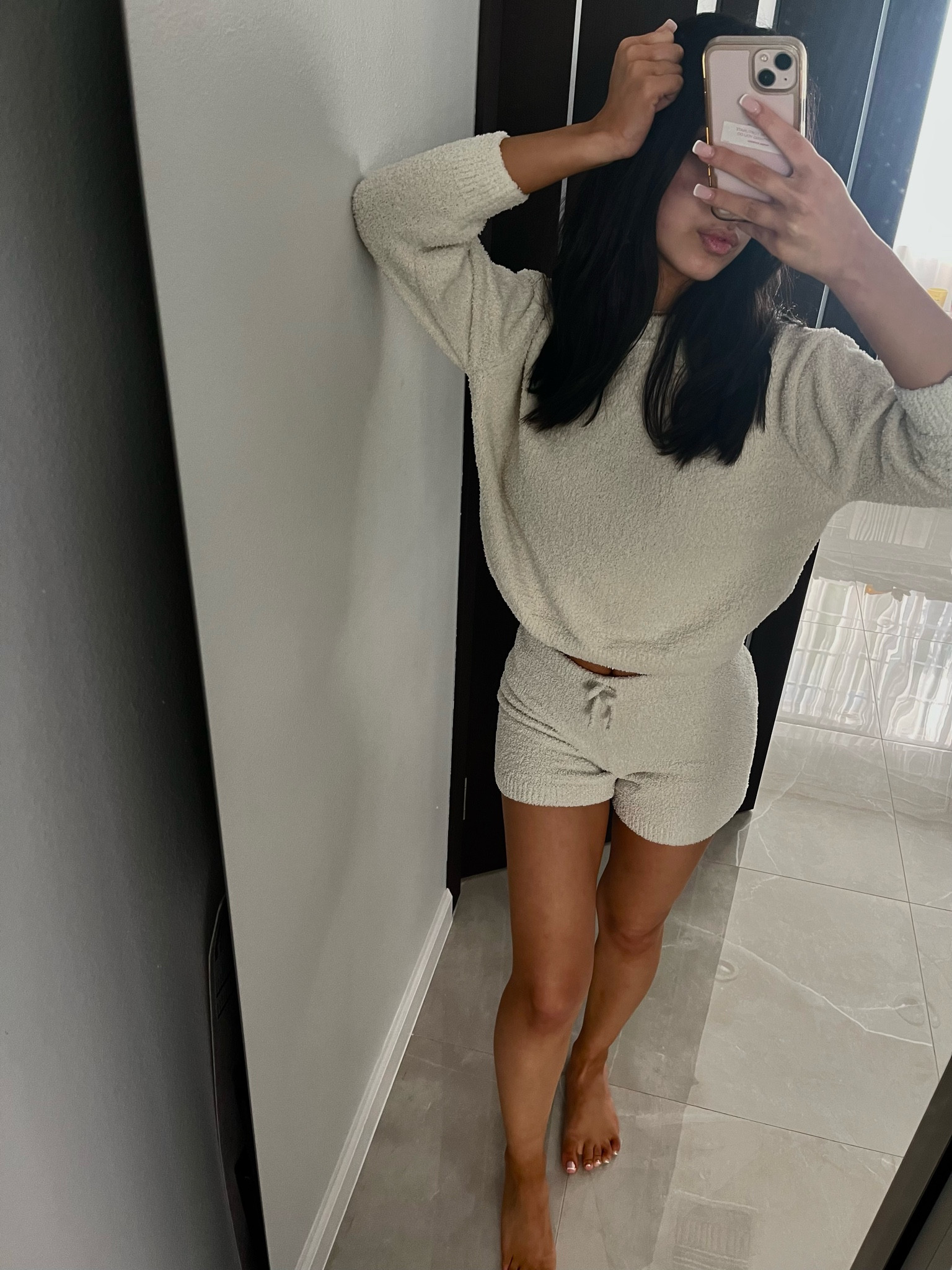 Cozy and fuzzy shorts set that I am loving! 

#LTKGiftGuide #LTKunder100 #LTKfit