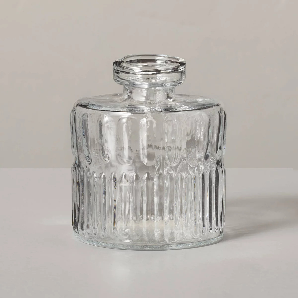 Ribbed Clear Glass Bud Vase - Hearth & Hand™ with Magnolia | Target