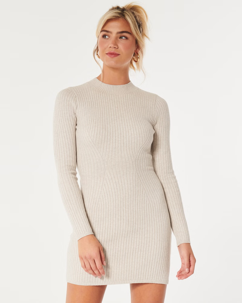 Women's Mock-Neck Sweater Dress | Women's Dresses & Rompers | HollisterCo.com | Hollister (US)