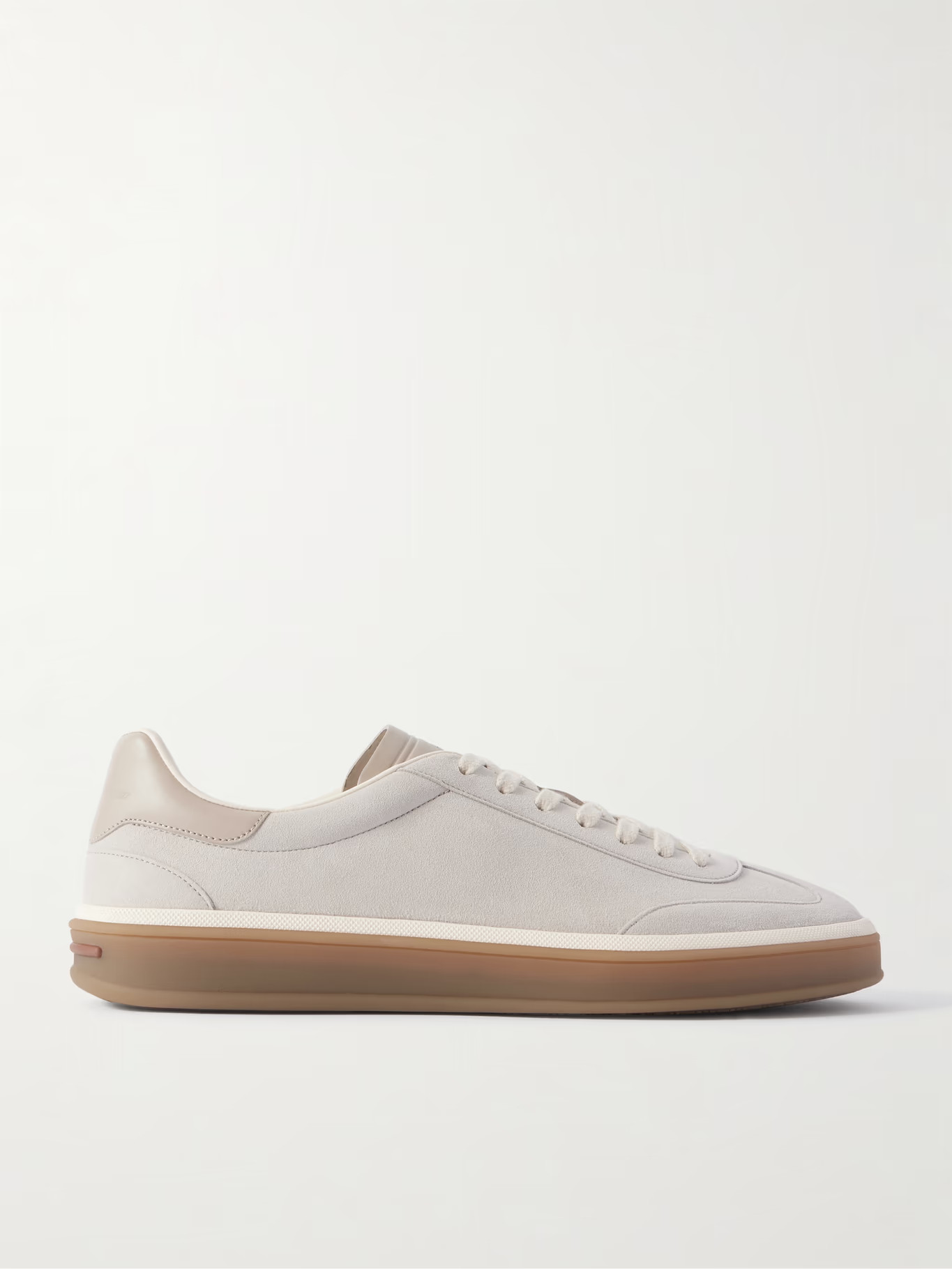 Tennis Walk Leather-Trimmed Suede Sneakers | Mr Porter (US & CA)