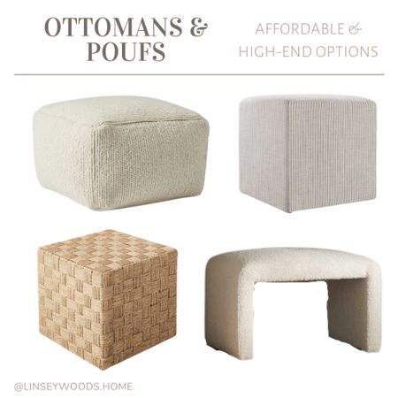 Ottoman, pouf, woven ottoman, studio McGee, arhaus, Target ottoman, west elm, boucle furniture, striped ottoman, neutral pouf, neutral ottoman 

#LTKhome