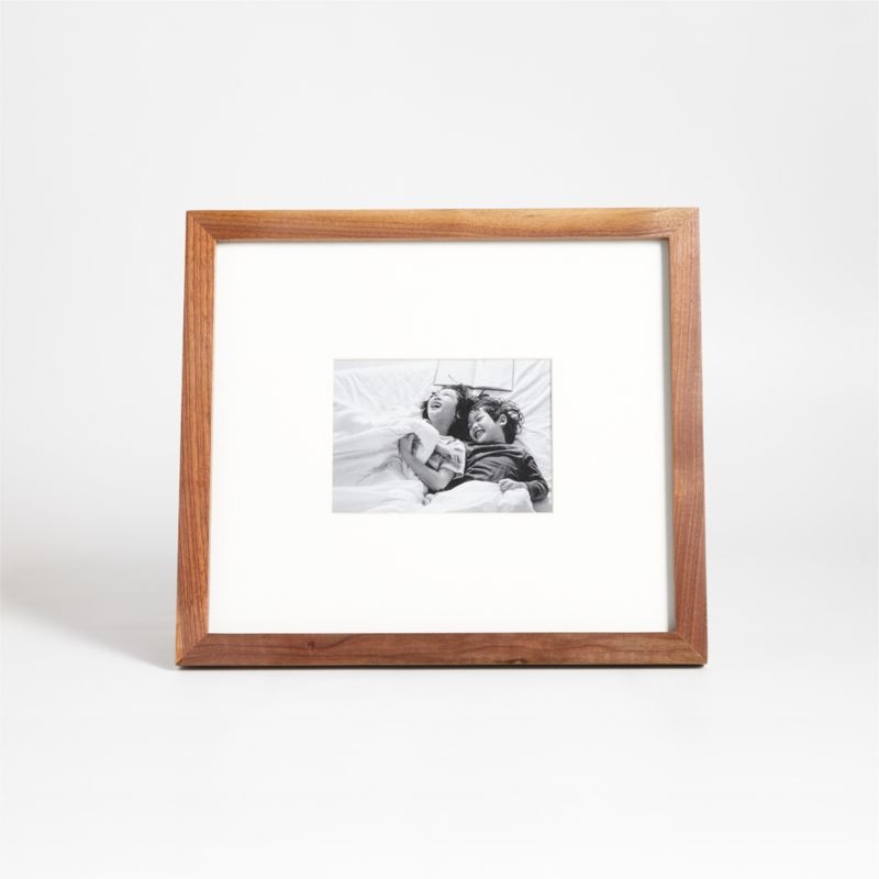 Walnut Wood 5x7 Photo Picture Frame + Reviews | Crate & Barrel | Crate & Barrel