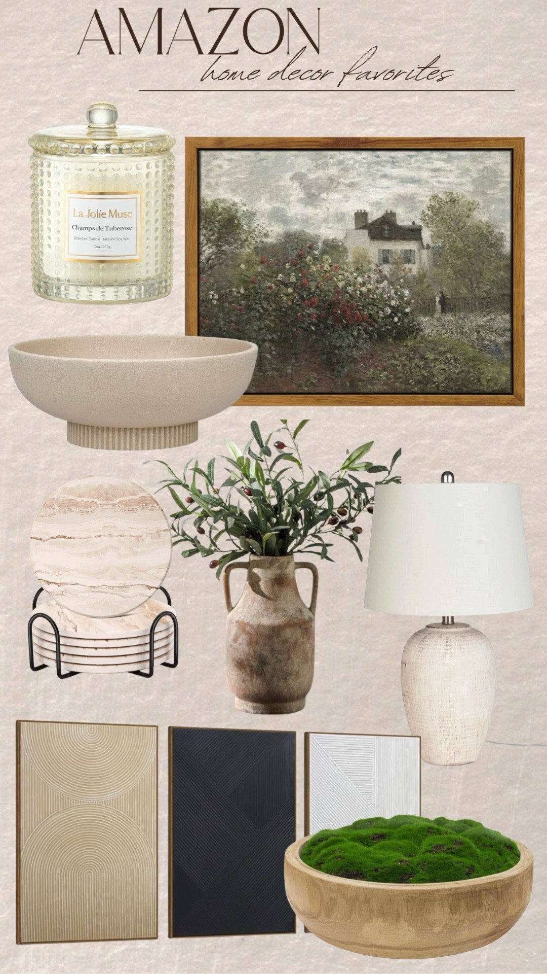 A touch of warmth and freshness for spring! 

Faux stems vase painting wall art coasters bowl candle table lamp trending best sellers viral neutral home 

#LTKSeasonal #LTKHome