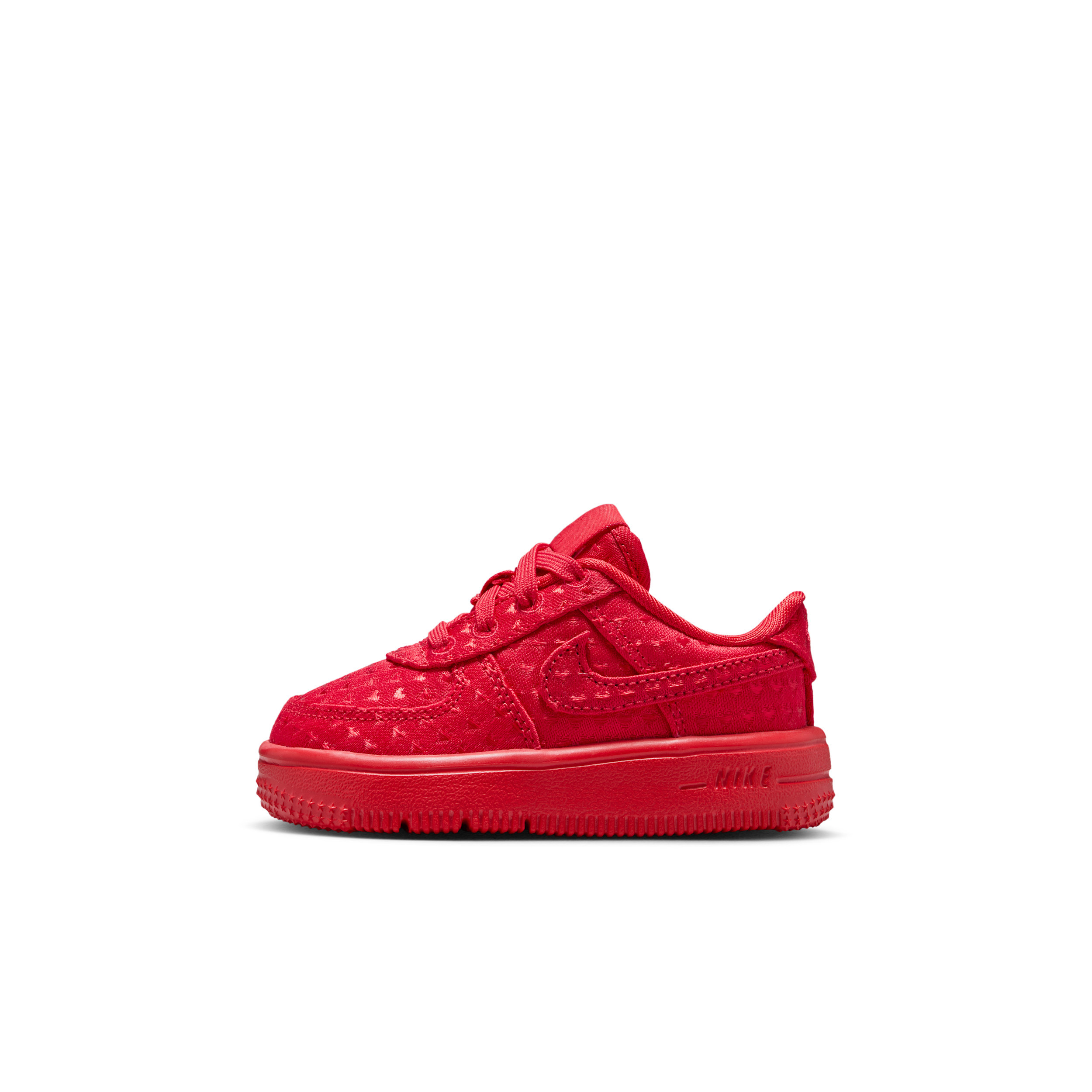 Nike Force 1 Low V Lace Baby/Toddler Shoes in Red | IQ2749-600 | Nike (US)
