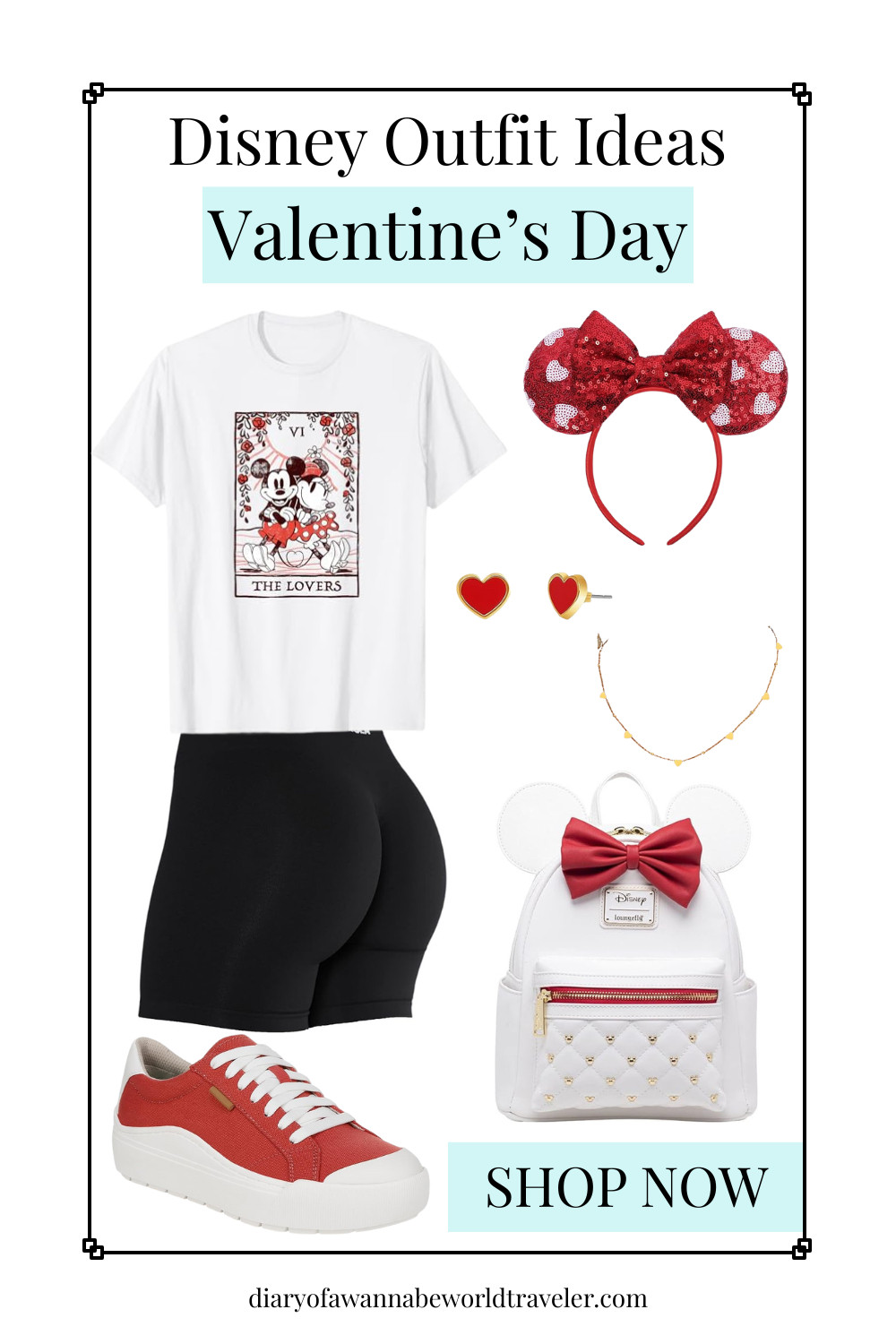 This Mickey and Minnie Valentine’s Disney outfit is sweet, romantic, and perfect for celebrating love at the parks! 💕🐭 Featuring classic red, pink, and heart-inspired details with subtle Mickey and Minnie touches, this look is ideal for Valentine’s Day Disney trips, couple photos, or a fun Disney date day. Comfortable, cute, and photo-ready for Magic Kingdom or Disneyland. Shop the full Mickey and Minnie Valentine’s Disney look below and save this for your next trip!

Mickey and Minnie Valentine’s outfit, Valentine’s Disney outfit, Disney Valentine outfit, Mickey Valentine outfit, Minnie Valentine outfit, Disney couple outfit, Disney date outfit, cute Disney outfit, comfy Disney outfit, romantic Disney style, February Disney outfit, Disney vacation outfits 

 #LTKdayinmylife #LTKootd #LTKTravel