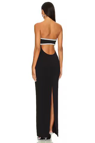 Lovers and Friends x Rachel Cosette Gown in Black from Revolve.com | Revolve Clothing (Global)
