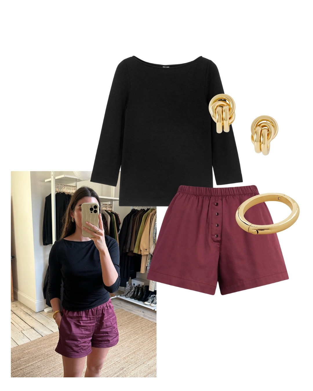 Styling pre-fall, transitional summer looks with burgundy boxer style shorts

#LTKstyletip #LTKsummer #LTKautumn