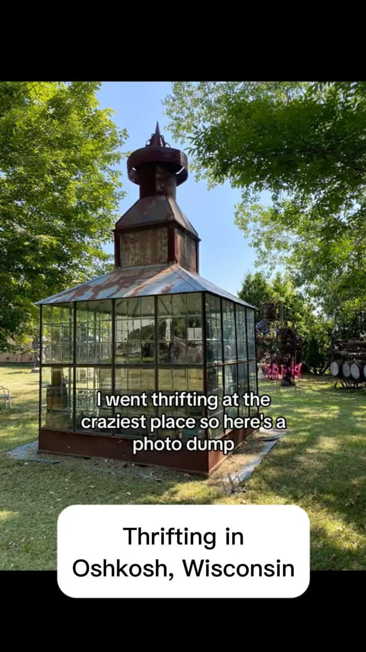Thrifting and antiquing is always a treasure hunt. I traveled north to pick up some lights from marketplace at this unexpected museum of oddities. I still want to go back for that window! My favorite part was the dozens of Victorian greenhouses that housed treasures inside & the cinderella carriage sculpture. I will definitely stop back for more vintage finds and a stroll through the statues

#LTKOver40 #LTKMostLoved #LTKHome