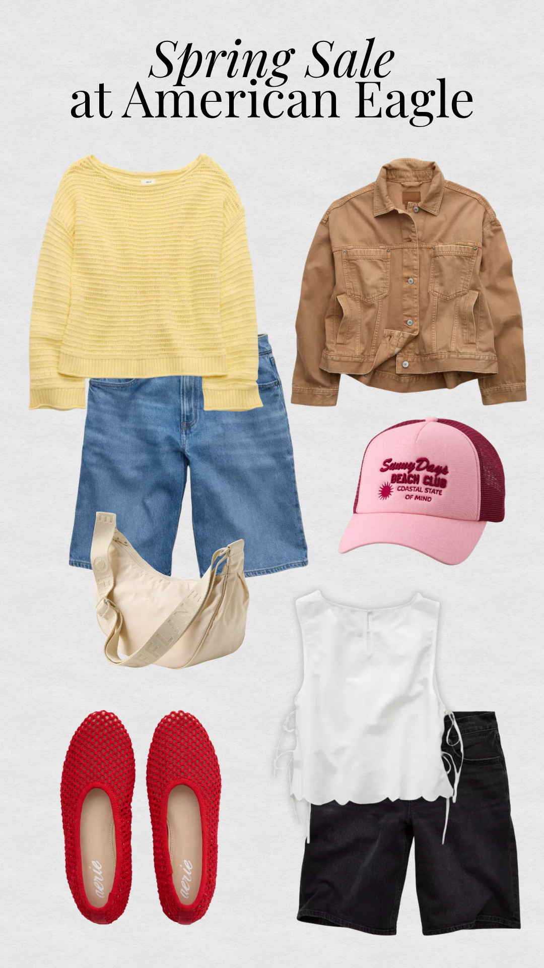 AE's Spring sale is ending soon! Love these basics.

@ae @aerie #ltkwomens #springoutfits2026 

 #LTKxAerie #LTKootd #LTKSaleAlert