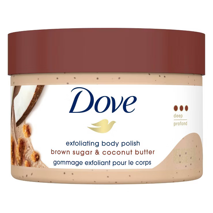 Dove Beauty Brown Sugar & Coconut Butter Exfoliating Body Polish - 10.5oz | Target