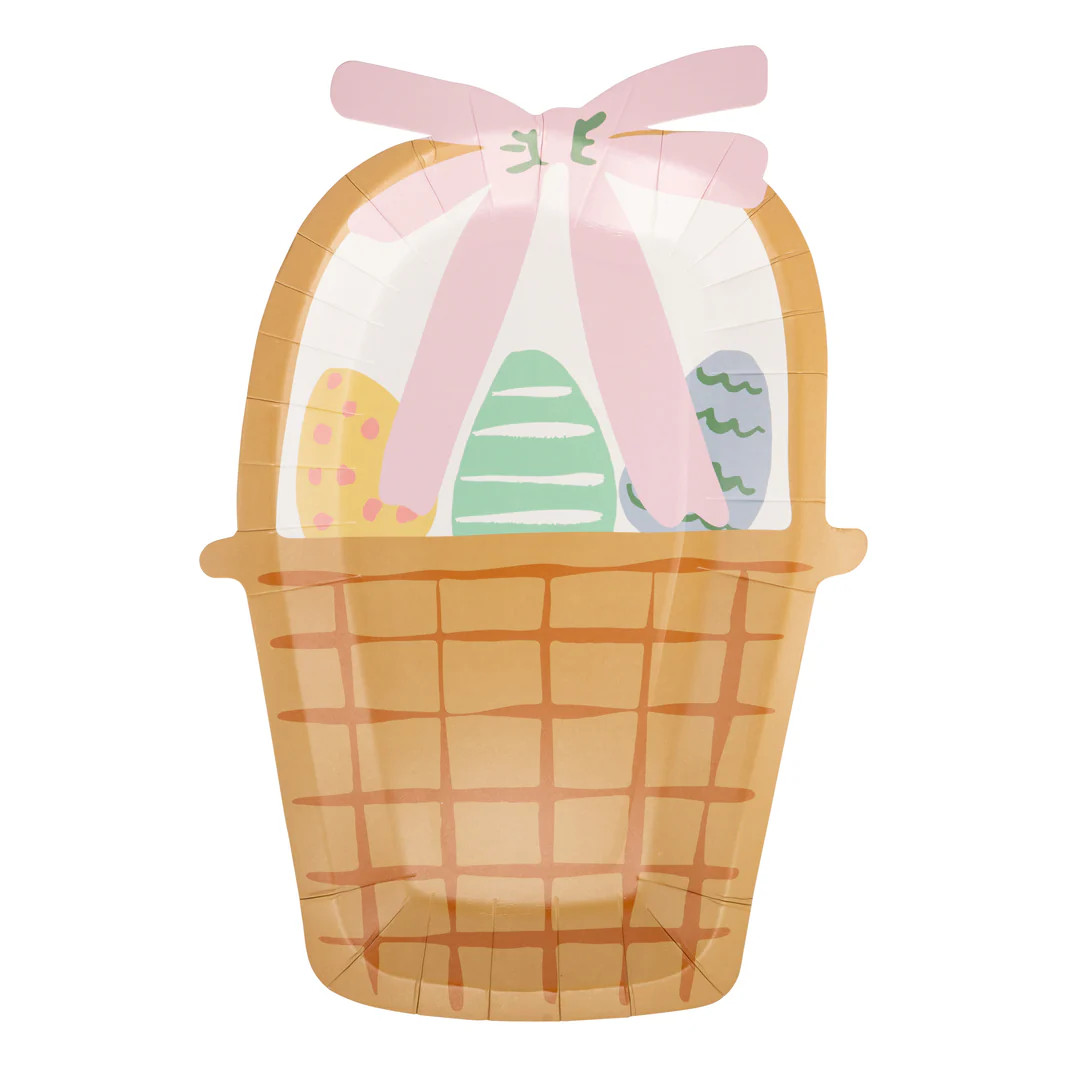 Easter Basket Shaped Plate | My Mind's Eye