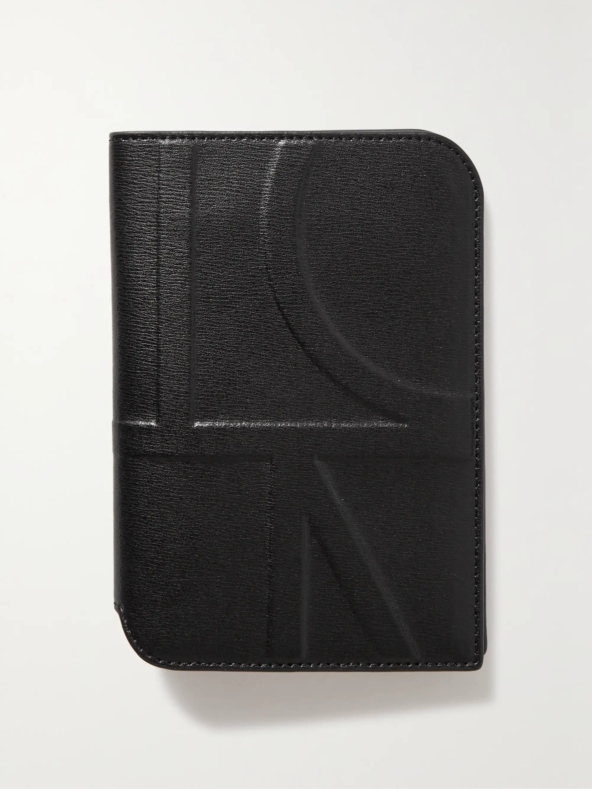 Embossed textured-leather passport cover | NET-A-PORTER (US)