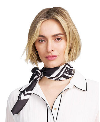 ELLE Collection Women's Printed Satin Scarf - Macy's | Macy's