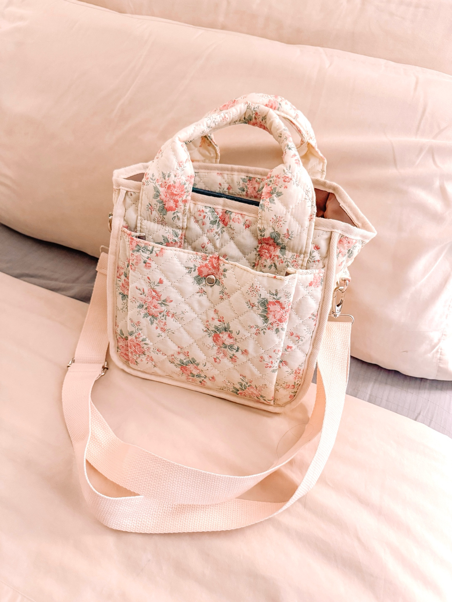I literally love this tote so much! I use it as my church/Bible essentials bag📖🌸 quilted bags are the cutest!! 

#amazon #amazonfinds #girlythings 

#LTKFindsUnder50 #LTKItBag