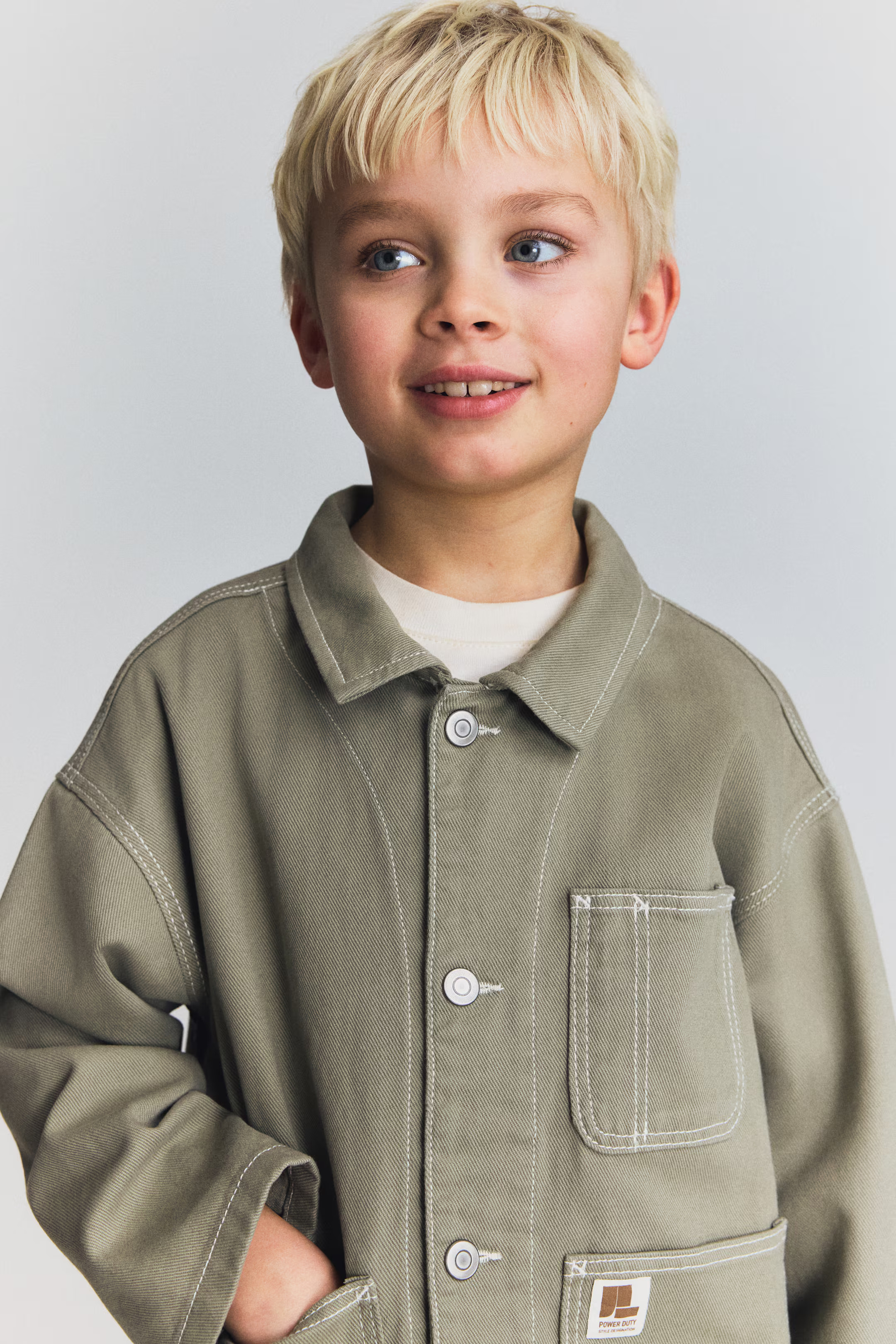 Cotton Twill Shacket | H&M (US + CA)