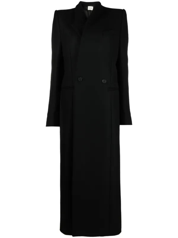 KHAITE The Caleb double-breasted Coat - Farfetch | Farfetch Global