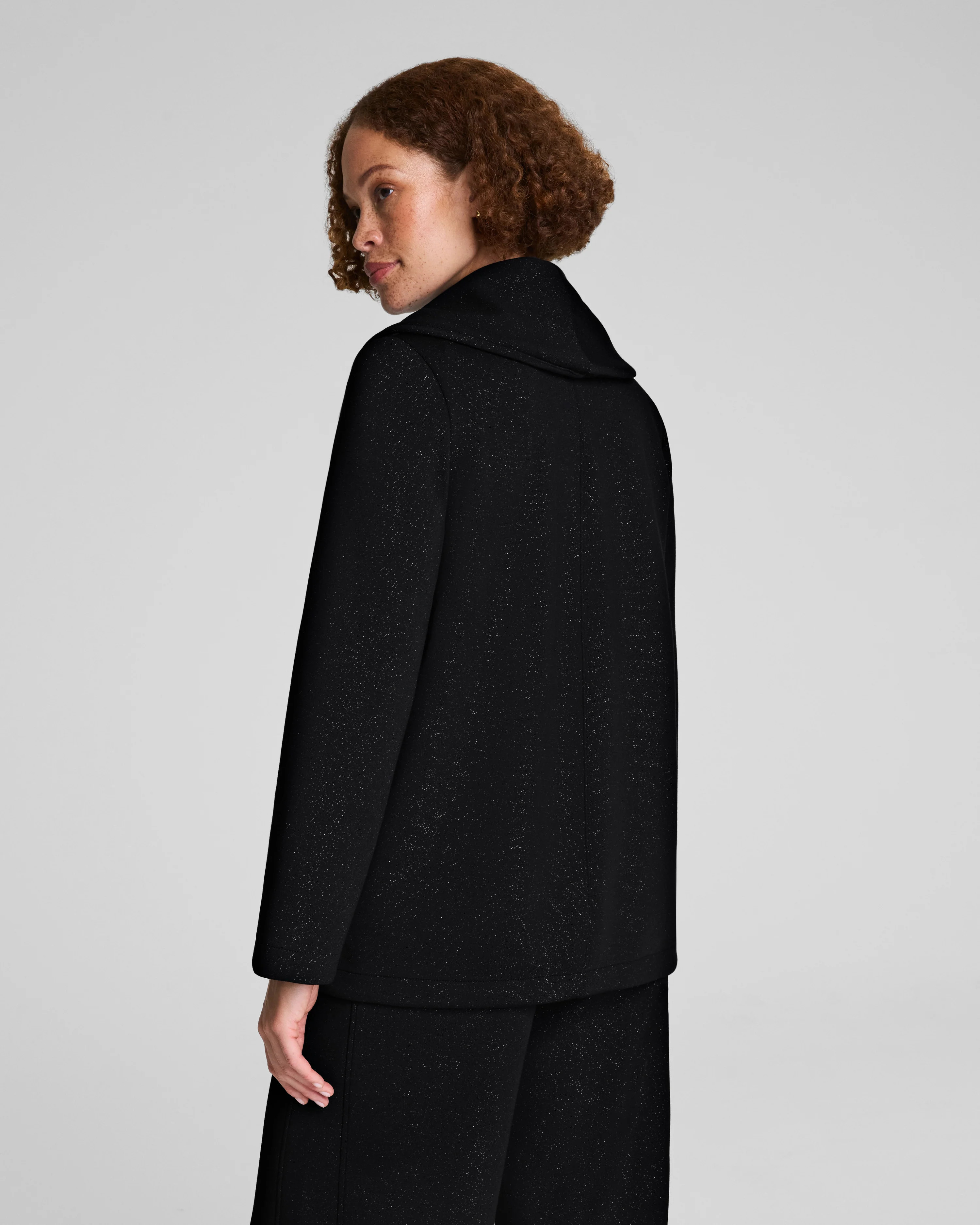 AirEssentials Wrap Cardigan | Luxe Shimmer Lounge Sweater | SPANX | Spanx