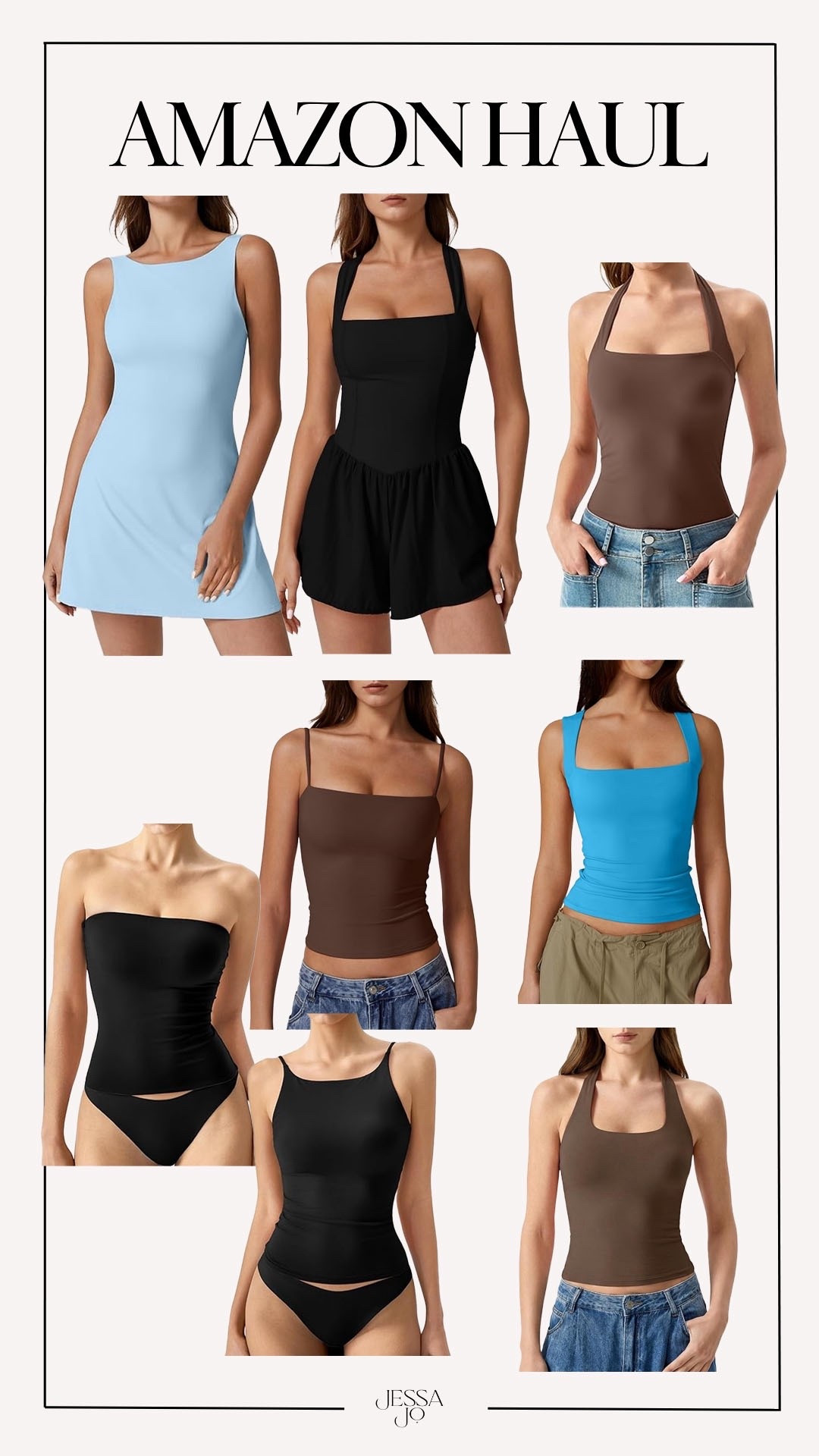 Amazon haul. Amazon fashion. Amazon basic tank. Amazon active dress  

#LTKootd #LTKSeasonal #LTKgrwm