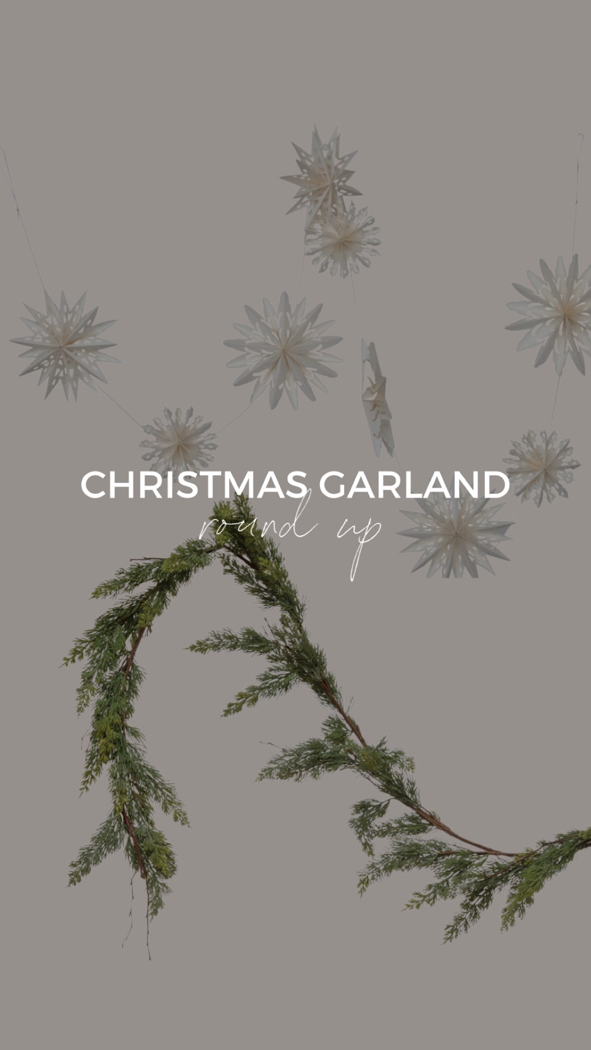 🎄GARLAND ROUND UP 🎄
faux pine + snow flake available at the shoppe - but I wanted to share a few of my favorites to layer in — give me all the cozy neutrals this holiday ! ❄️☃️

#LTKHoliday #LTKhome #LTKSeasonal