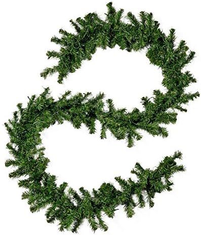 Christopher Knight Home 307405 9-Foot Noble Fir Pre-lit Clear LED Artificial Christmas Garland, B... | Amazon (US)
