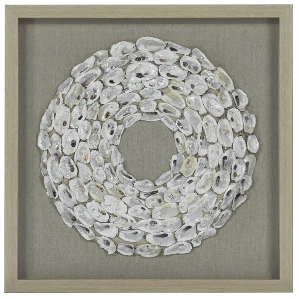 Oyster Shell Rings Shadow Box Wall Décor | Wayfair North America