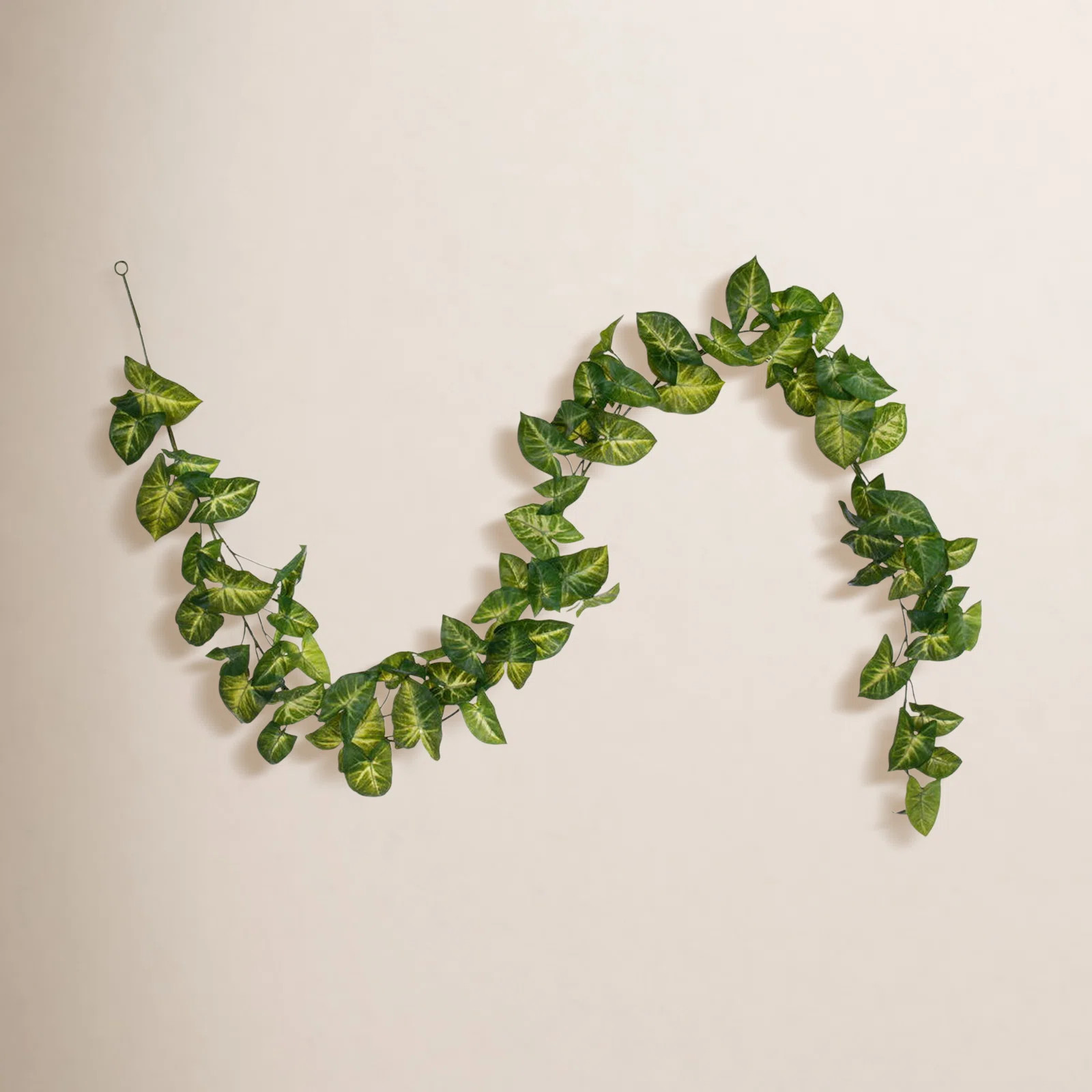 72" Green Artificial Syngonium Garland | Birch Lane