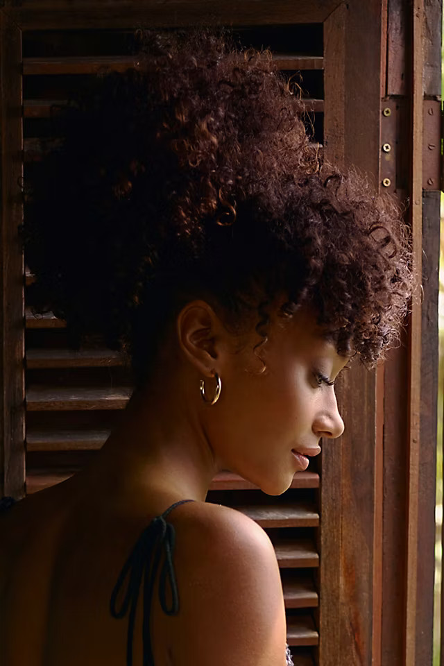 Gold Plated Hoop Earring Set | Free People (Global - UK&FR Excluded)