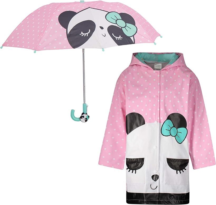 Kids Umbrella and Raincoat Set for Boys and Girls Ages 3-7 | Amazon (US)