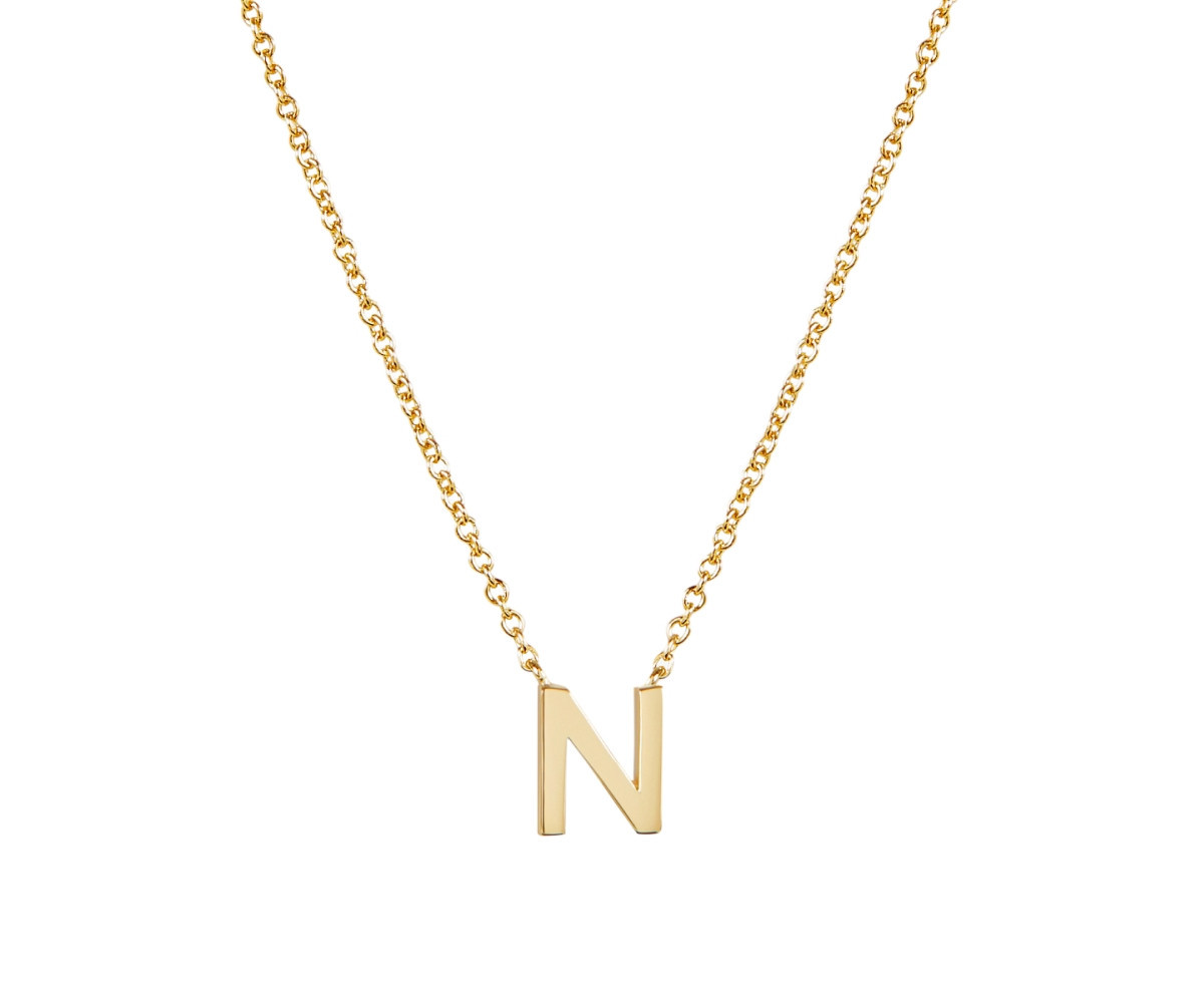 Ana Luisa Gold Initial Necklace - Letter Necklace - Letter n | Macy's