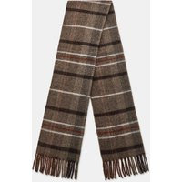 Zara - Check Fringe Scarf - Brown / Taupe - M - Woman | Zara UK