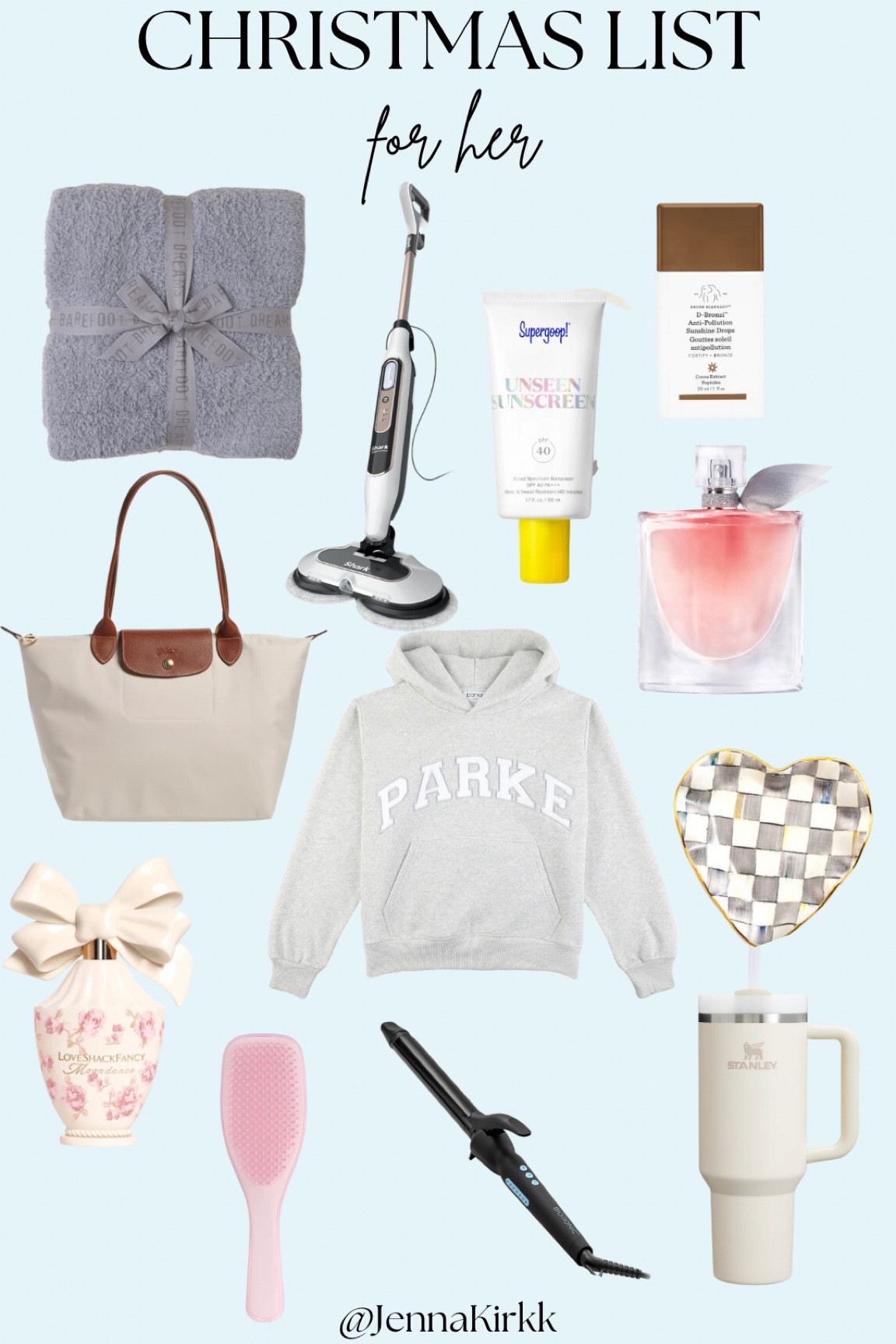 Christmas ideas for her! #longchamp #sharkmop #loveshackfancy #parke #stanley #christmasforher #mackenziechilds 

#LTKSeasonal #LTKBeauty #LTKGiftGuide