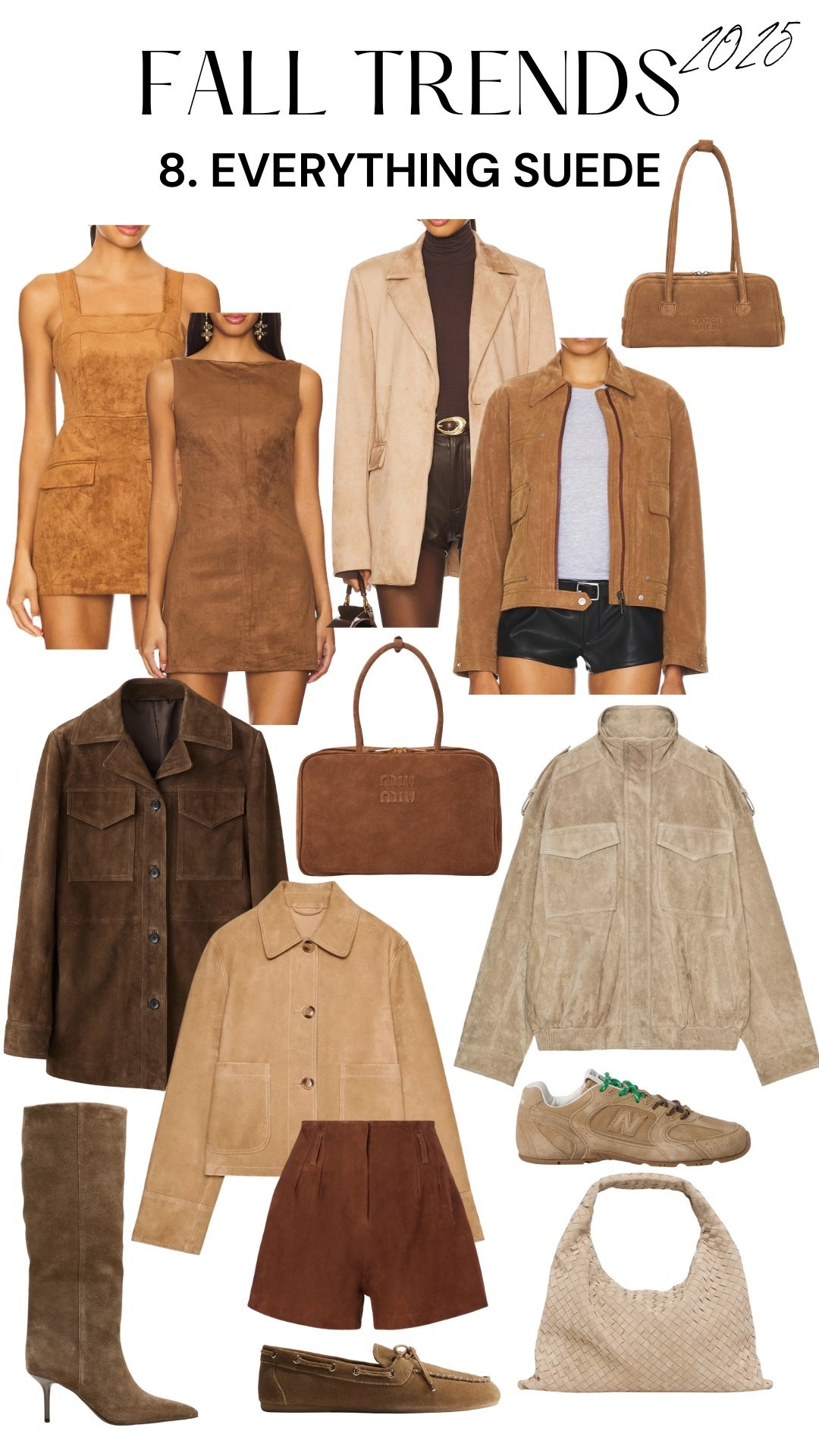 Fall trends 2025: everything suede 
#suede #falloutfit #faltrends #suedejacket #suedeshoes 

#LTKSeasonal #LTKFallSale #LTKFindsUnder100