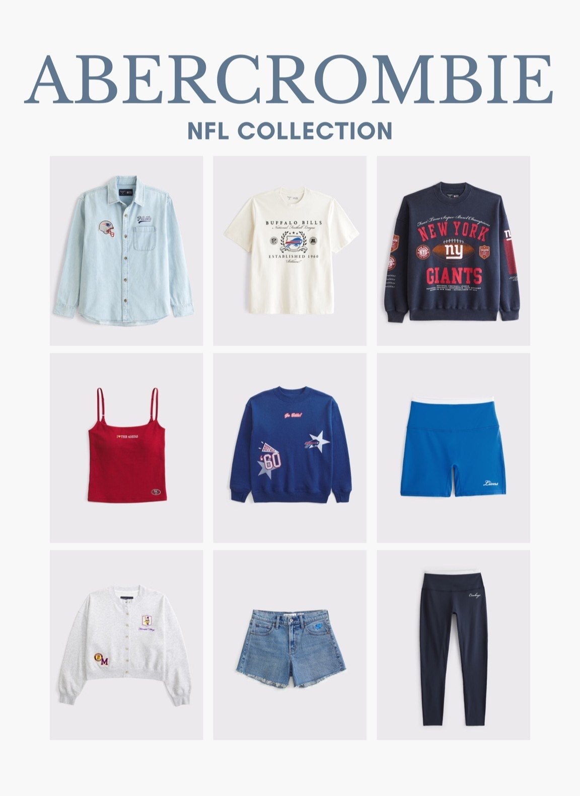 [8/20/26] @abercrombie NFL styles this year! ❤️

#LTKSeasonal #LTKActive