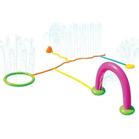Banzai Splash 11ft Outdoor Family Water Park with Water-Sprinkling Stations | Walmart (US)