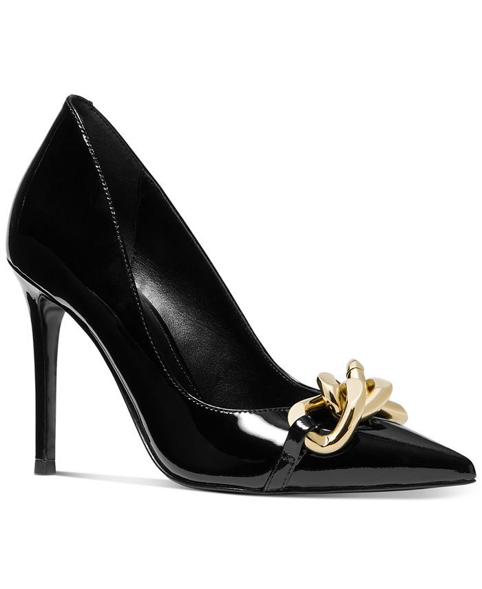 Michael Kors Women's Scarlett Pointed-Toe Chain Pumps & Reviews - Heels & Pumps - Shoes - Macy's | Macys (US)