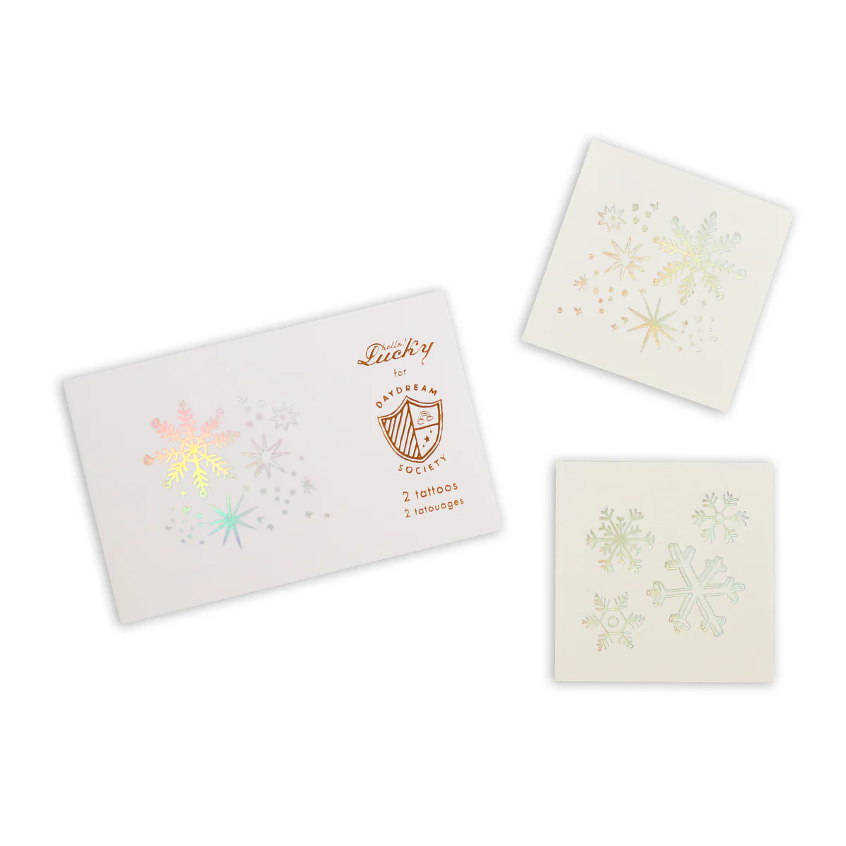 Frosted Snowflake Temporary Tattoos | Ellie and Piper