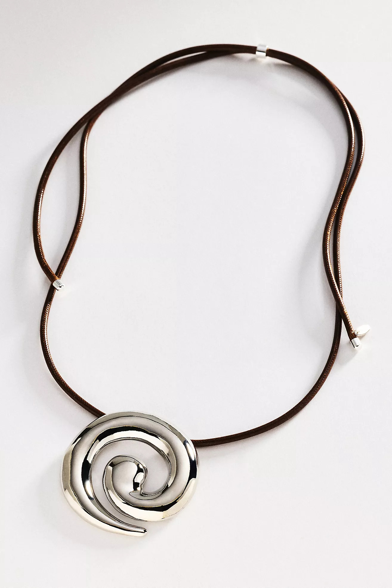 Swirl Pendant Cord Necklace | Anthropologie (US)