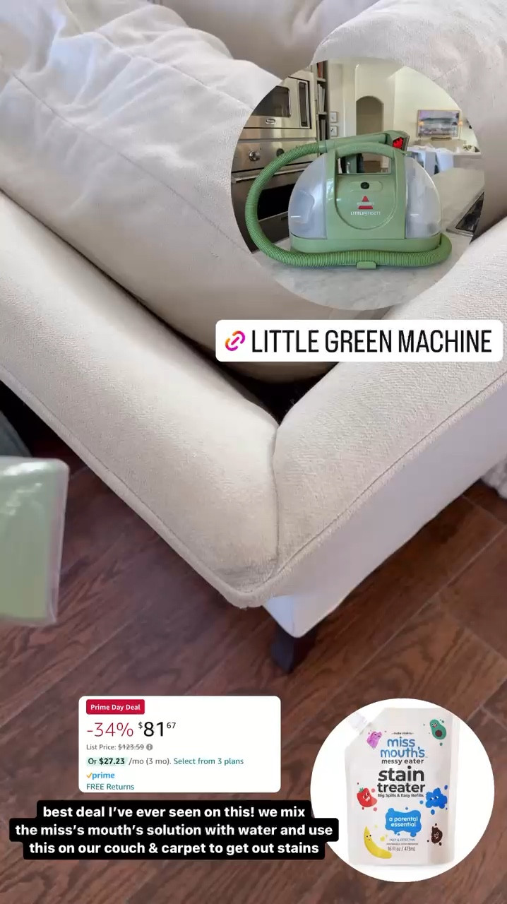 Major prime days must have! This has saved our furniture! I use a little bit of the miss mouths stain remover with it! 

#LTKSaleAlert