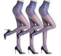 G&Y 3 Pairs Women's Sheer Tights - 20D Control Top Pantyhose with Reinforced Toes | Amazon (US)